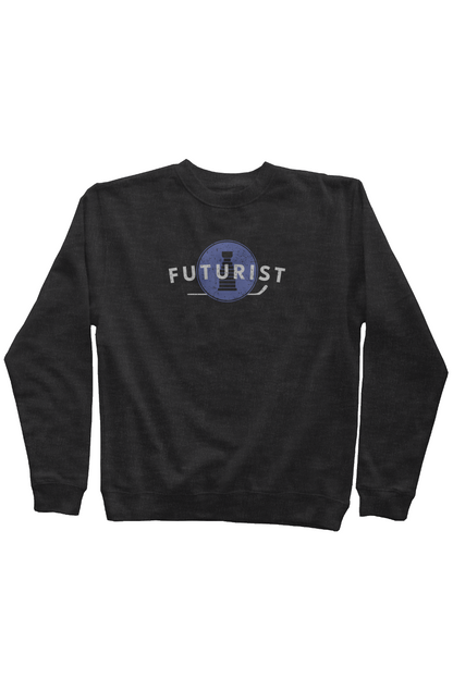 Futurist Rinkside Crewneck Sweatshirt Charcoal | Barn Garb Hockey Threads