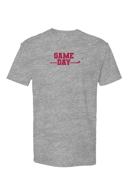 Game Day Breakaway Performance Tee Grey | Barn Garb Hockey Threads