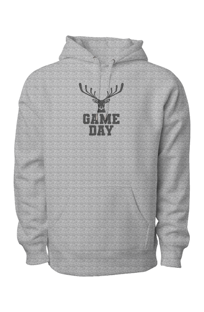 Game Day Buck Legend Heavyweight Hoodie Grey | Barn Garb Hockey Threads