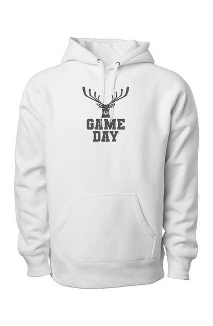 Game Day Buck Legend Heavyweight Hoodie White | Barn Garb Hockey Threads