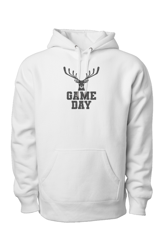 Game Day Buck Legend Heavyweight Hoodie White | Barn Garb Hockey Threads