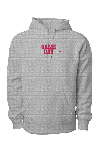 Game Day Legend Heavyweight Hoodie Grey | Barn Garb Hockey Threads