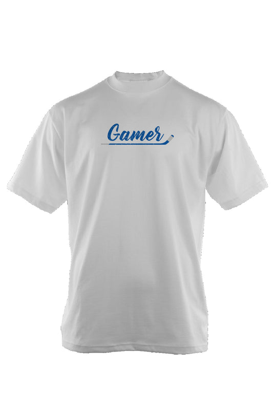 Gamer 90s Throwback Tee White | Barn Garb Hockey Threads