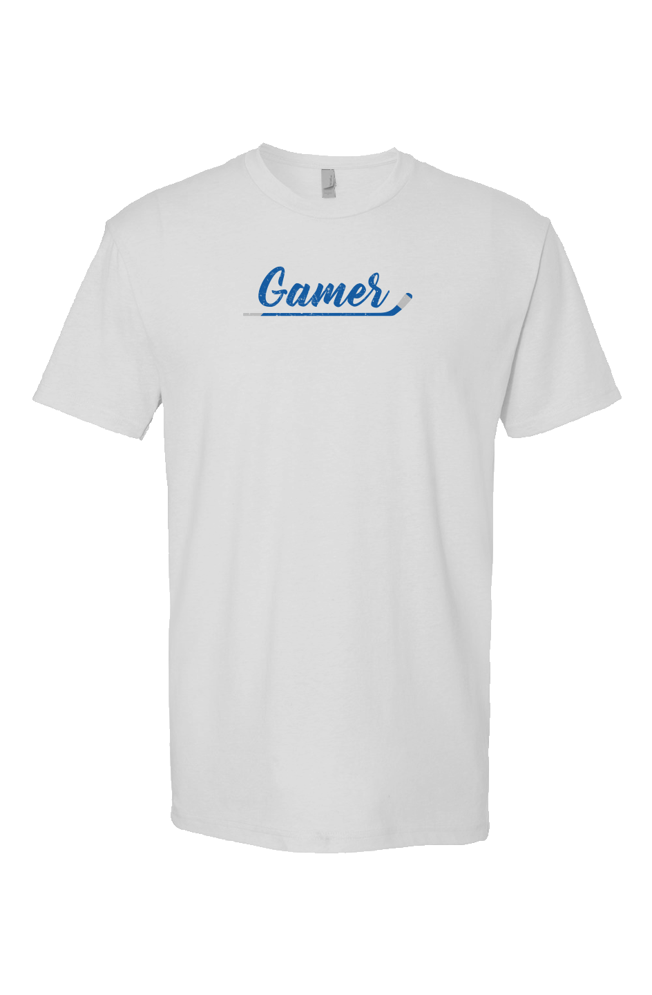 Gamer Breakaway Performance Tee White | Barn Garb Hockey Threads