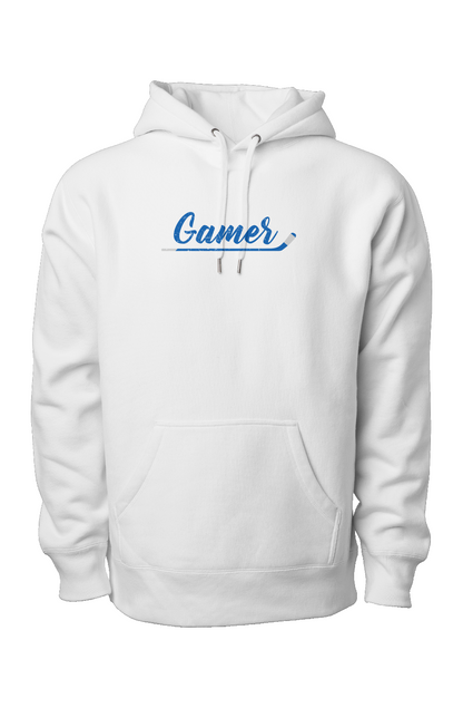 Gamer Legend Heavyweight Hoodie White | Barn Garb Hockey Threads