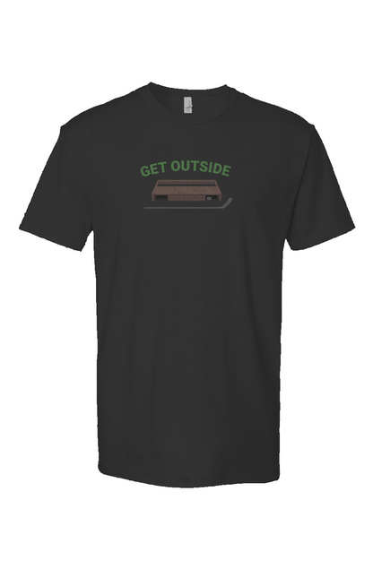 Get Outside Breakaway Performance Tee Black | Barn Garb Hockey Threads