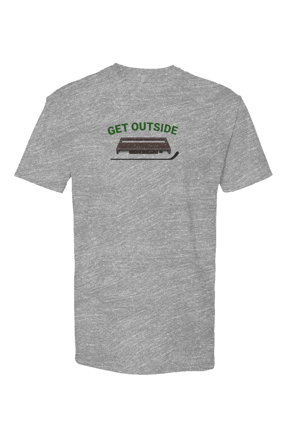 Get Outside Breakaway Performance Tee Grey | Barn Garb Hockey Threads