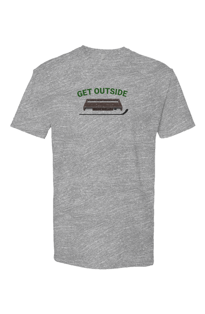 Get Outside Breakaway Performance Tee Grey | Barn Garb Hockey Threads