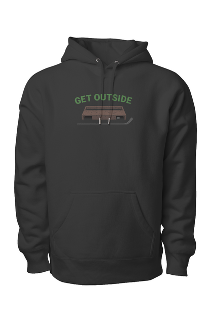 Get Outside Legend Heavyweight Hoodie Black | Barn Garb Hockey Threads