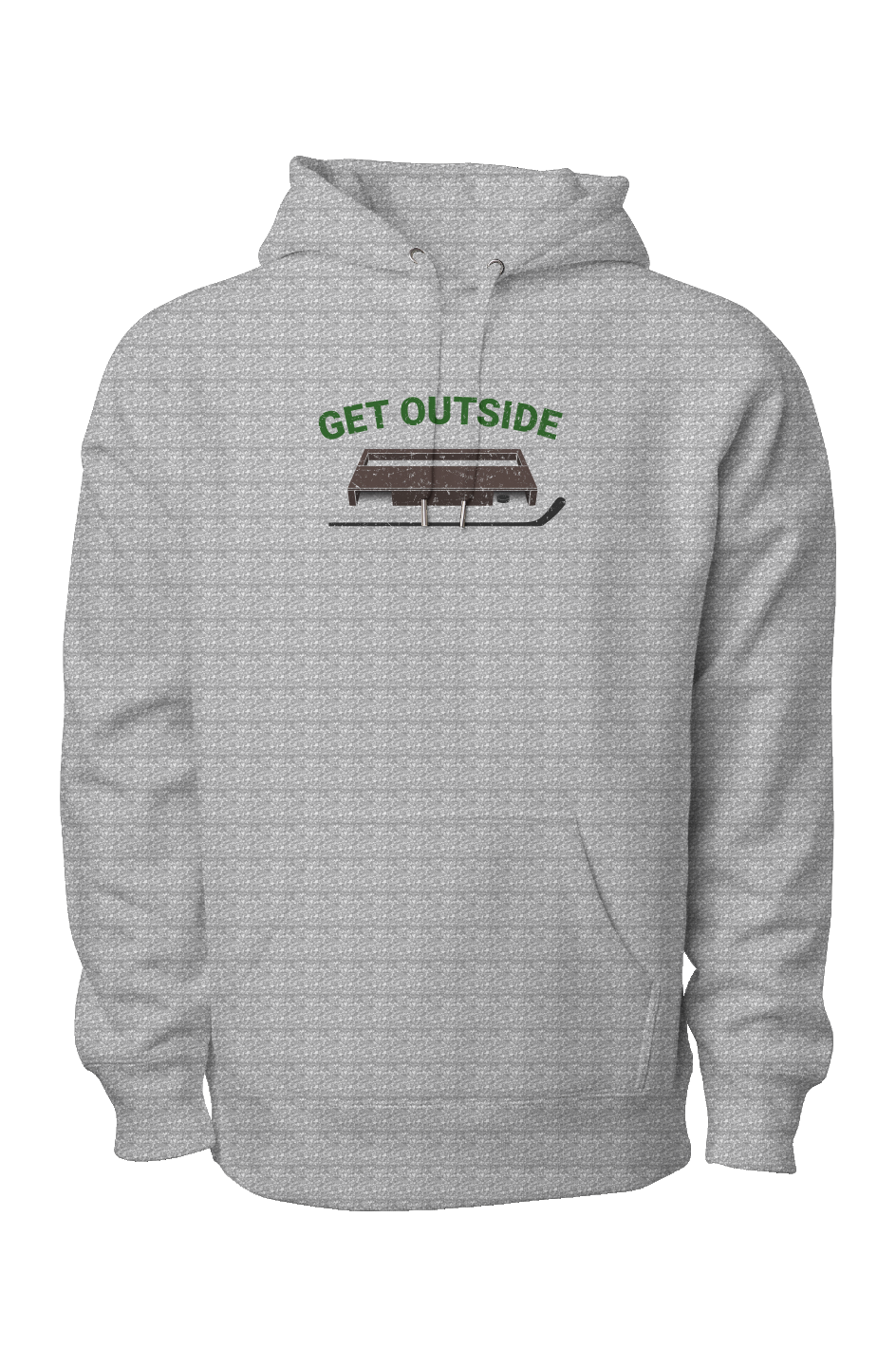 Get Outside Legend Heavyweight Hoodie Grey | Barn Garb Hockey Threads