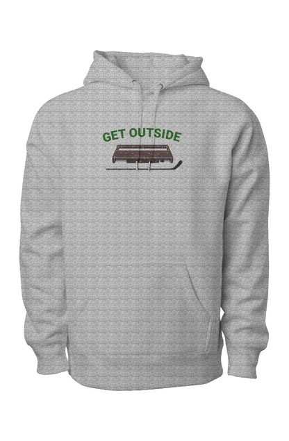Get Outside Legend Heavyweight Hoodie Grey | Barn Garb Hockey Threads