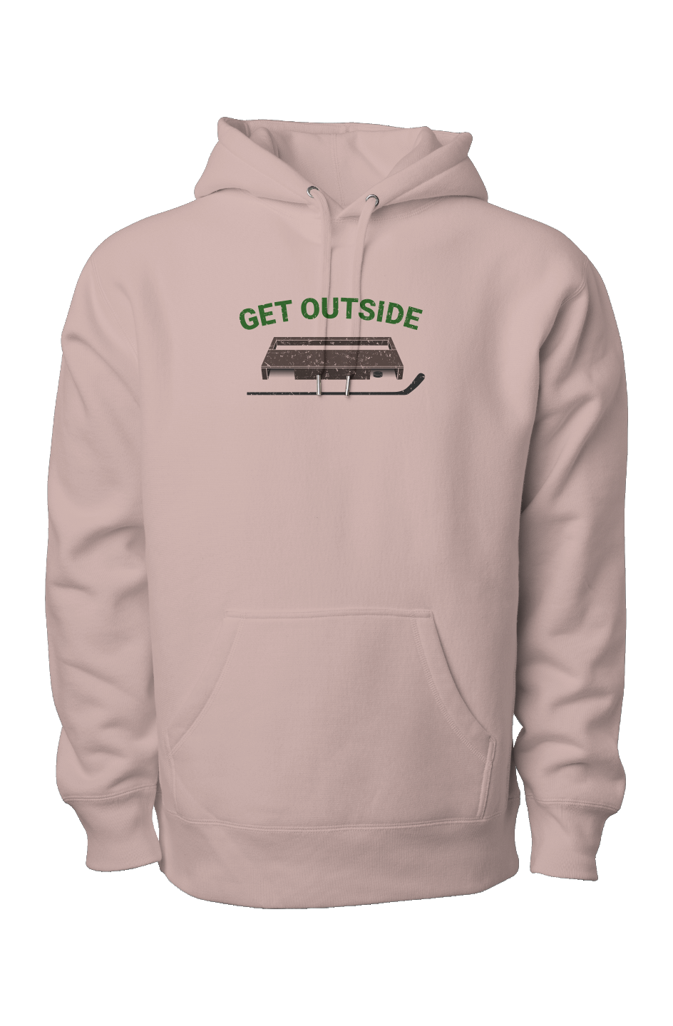 Get Outside Legend Heavyweight Hoodie Light Pink | Barn Garb Hockey Threads