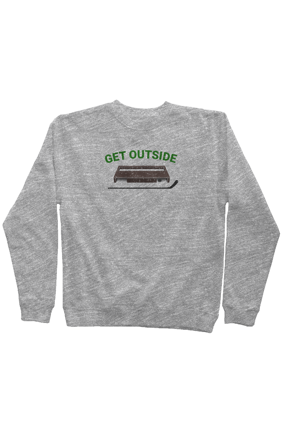 Get Outside Rinkside Crewneck Sweatshirt Grey | Barn Garb Hockey Threads
