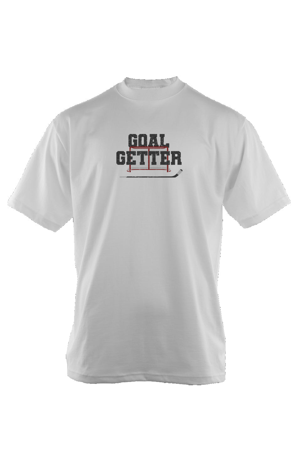 Goal Getter 90s Throwback Tee White | Barn Garb Hockey Threads