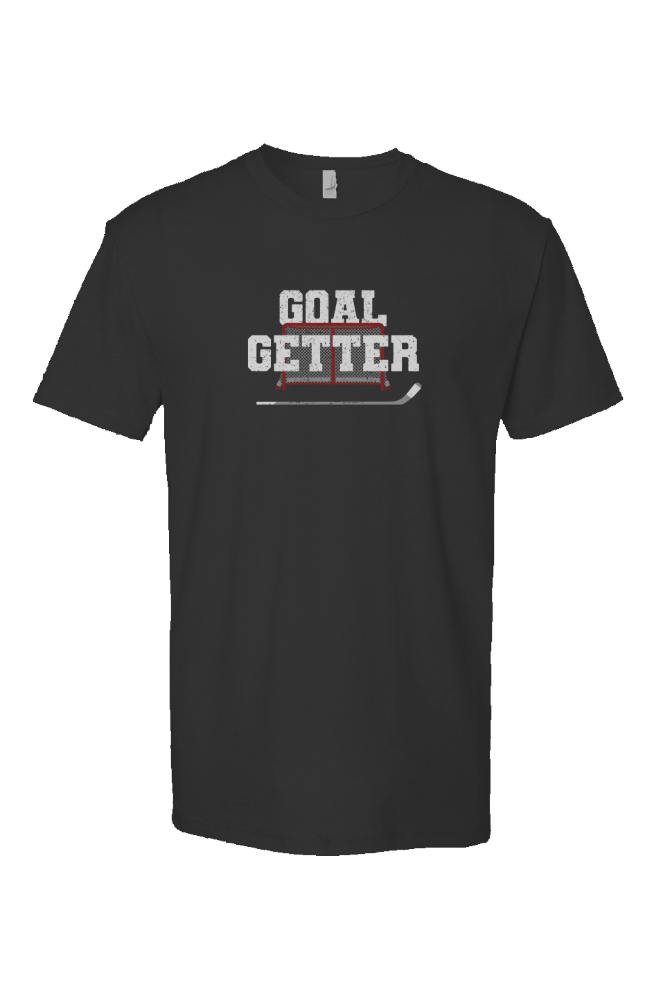 Goal Getter Breakaway Performance Tee Black | Barn Garb Hockey Threads