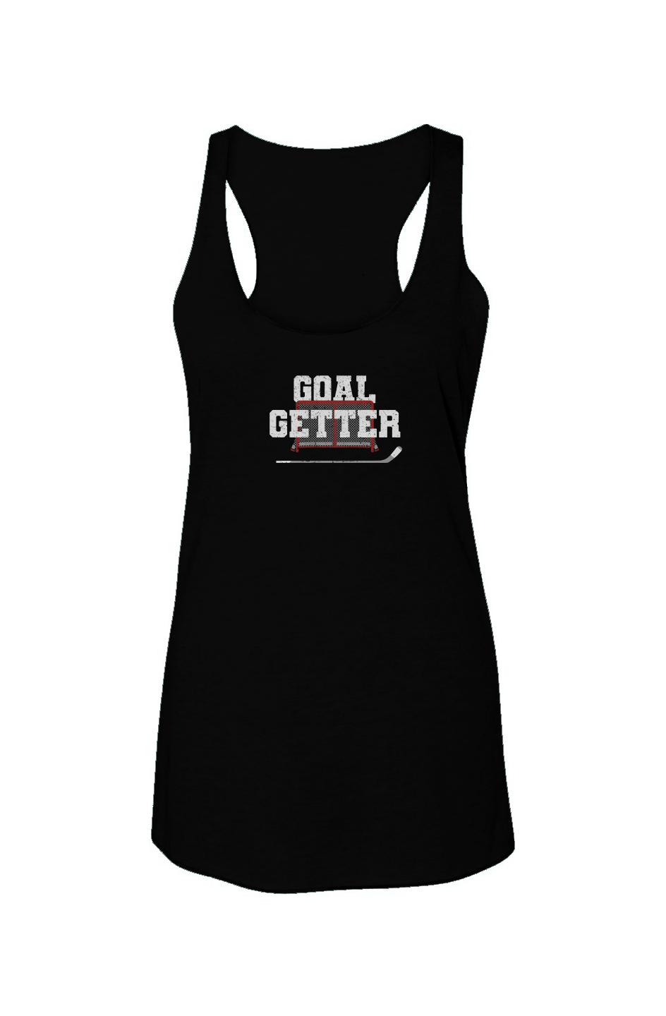 Goal Getter Racerback Barn Tank Black | Barn Garb Hockey Threads