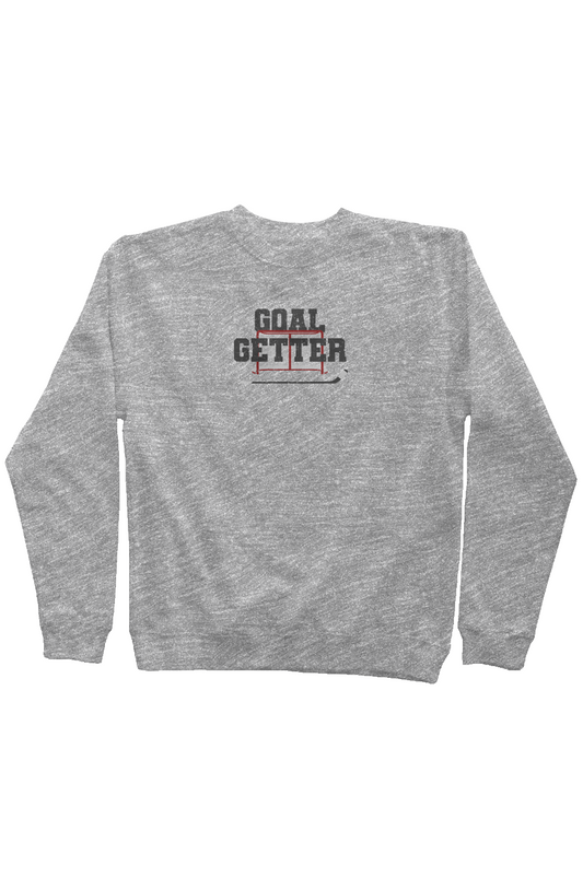 Goal Getter Rinkside Crewneck Sweatshirt Grey | Barn Garb Hockey Threads