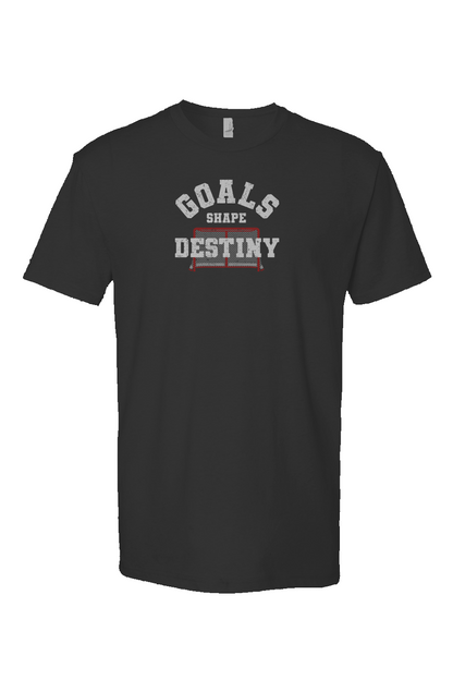 Goals Shape Destiny Net Breakaway Performance Tee Black | Barn Garb Hockey Threads