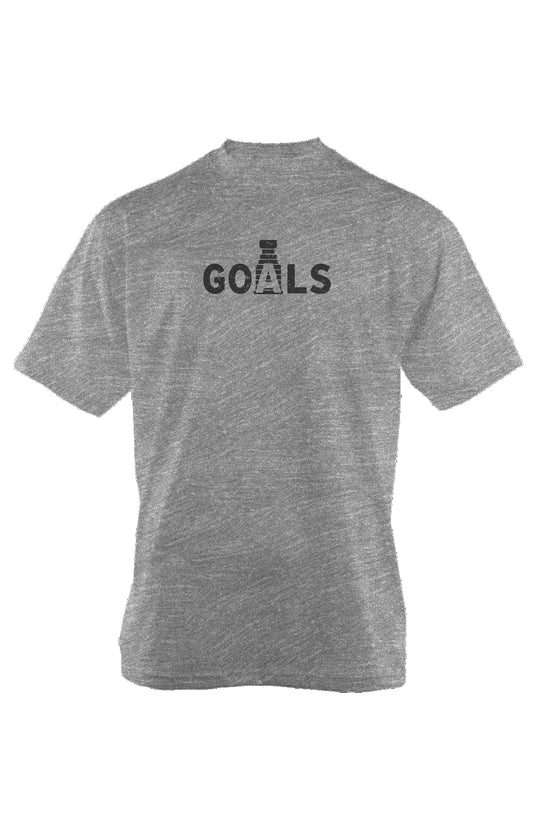 Goals Stanley Cup 90s Throwback Tee Grey | Barn Garb Hockey Threads