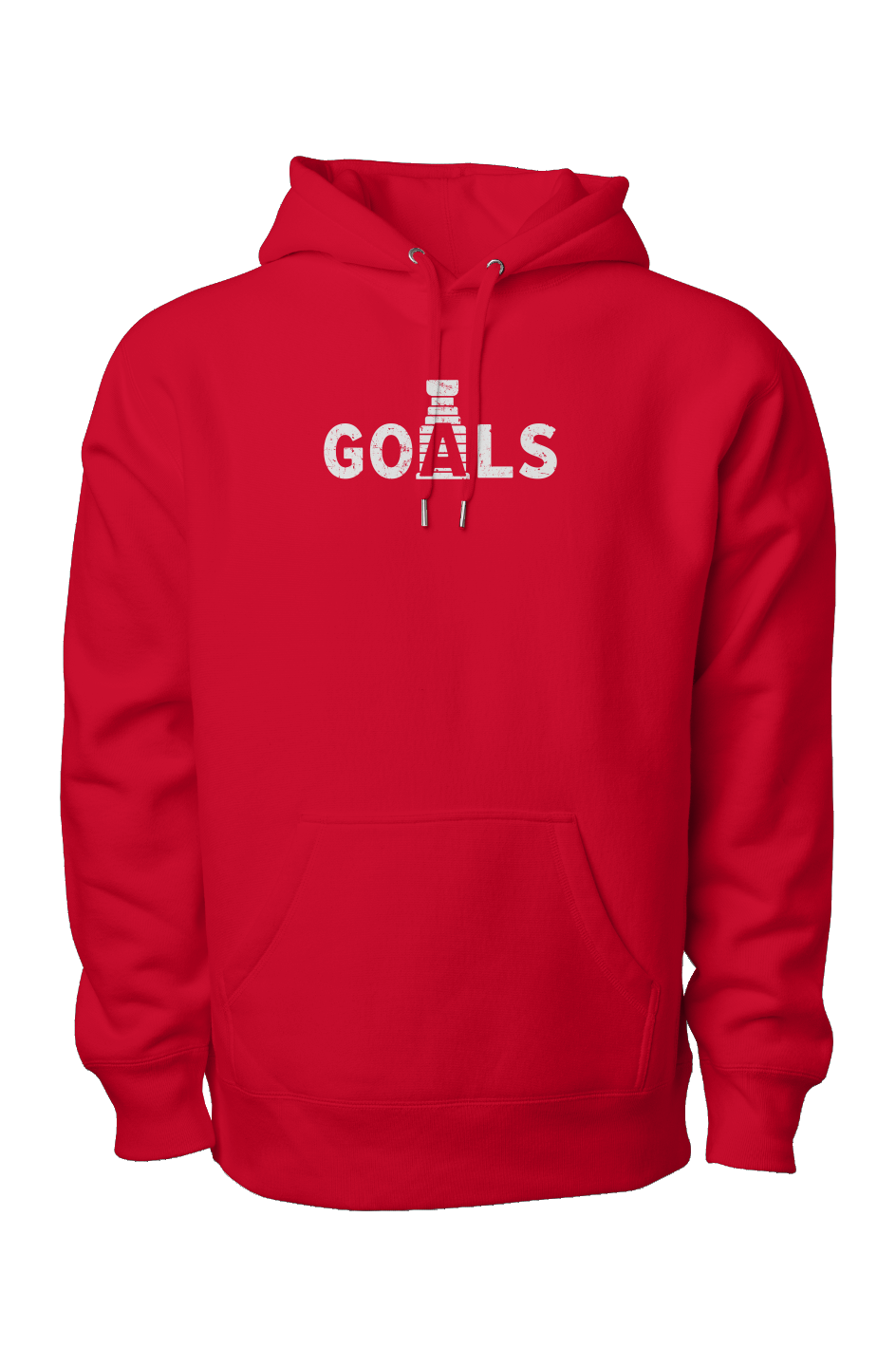 Goals Stanley Cup Legend Heavyweight Hoodie Red | Barn Garb Hockey Threads