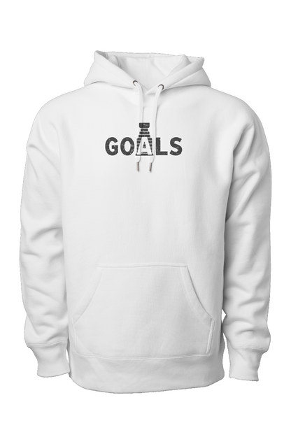 Goals Stanley Cup Legend Heavyweight Hoodie White | Barn Garb Hockey Threads