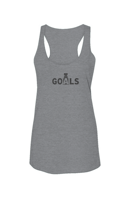 Goals Stanley Cup Racerback Barn Tank Grey | Barn Garb Hockey Threads