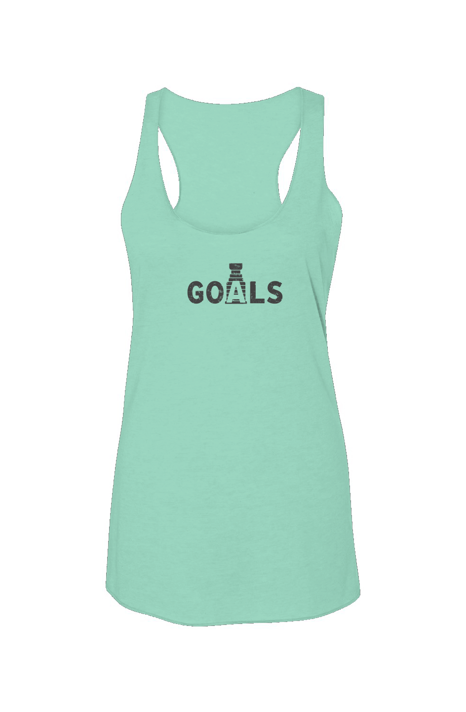 Goals Stanley Cup Racerback Barn Tank Mint | Barn Garb Hockey Threads