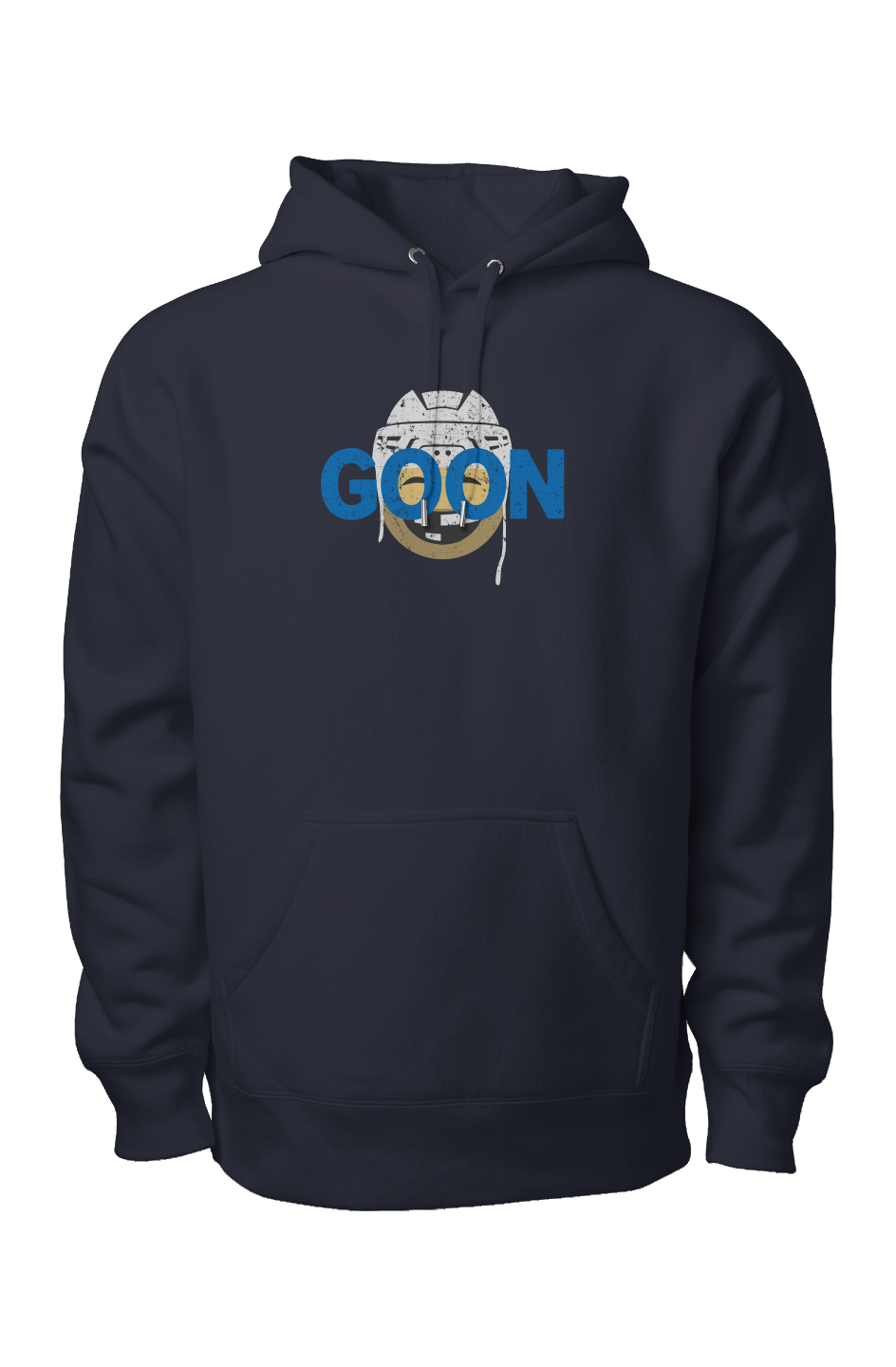 Goon Legend Heavyweight Hoodie Navy Blue | Barn Garb Hockey Threads