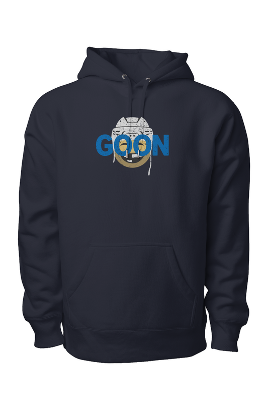 Goon Legend Heavyweight Hoodie Navy Blue | Barn Garb Hockey Threads