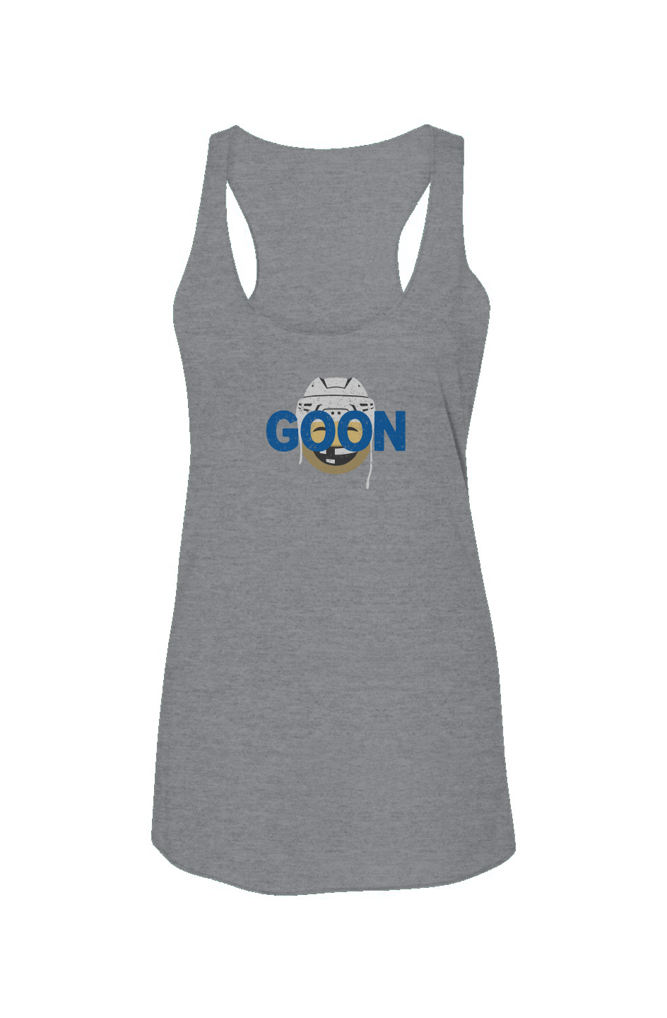 Goon Racerback Barn Tank Grey | Barn Garb Hockey Threads