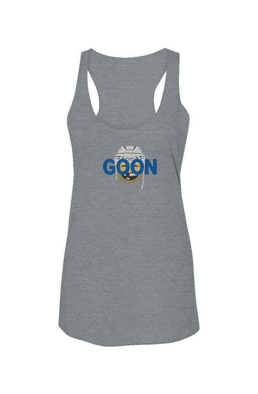 Goon Racerback Barn Tank Grey | Barn Garb Hockey Threads