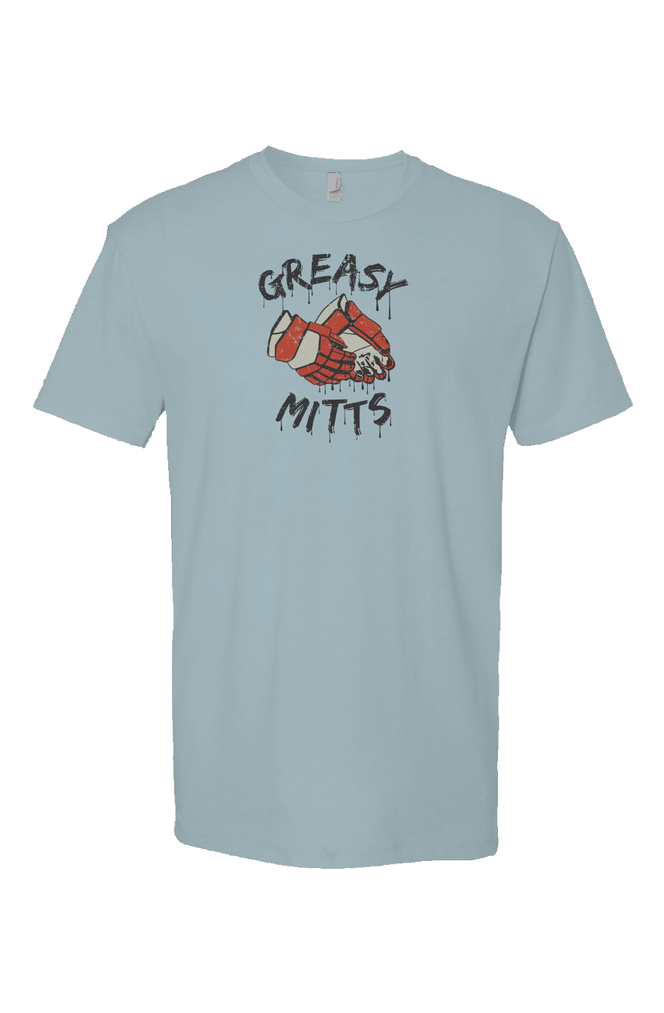 Greasy Mitts Breakaway Performance Tee Ice Blue | Barn Garb Hockey Threads