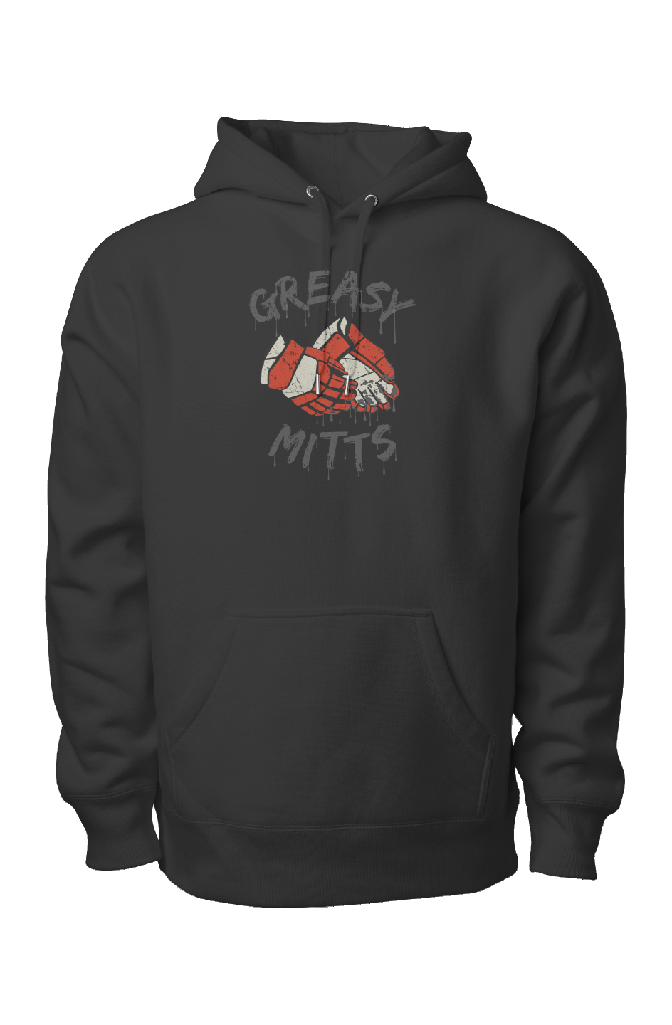 Greasy Mitts Legend Heavyweight Hoodie Black | Barn Garb Hockey Threads