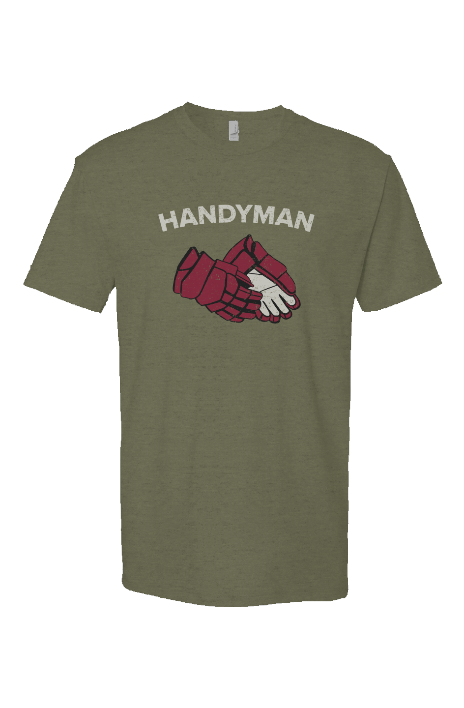 Handyman Breakaway Performance Tee Military Green | Barn Garb Hockey Threads