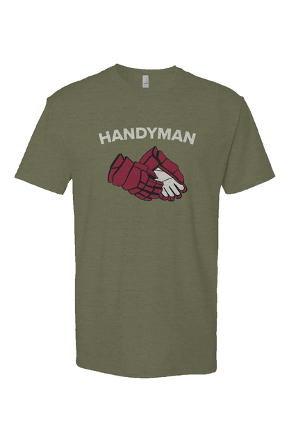 Handyman Breakaway Performance Tee Military Green | Barn Garb Hockey Threads