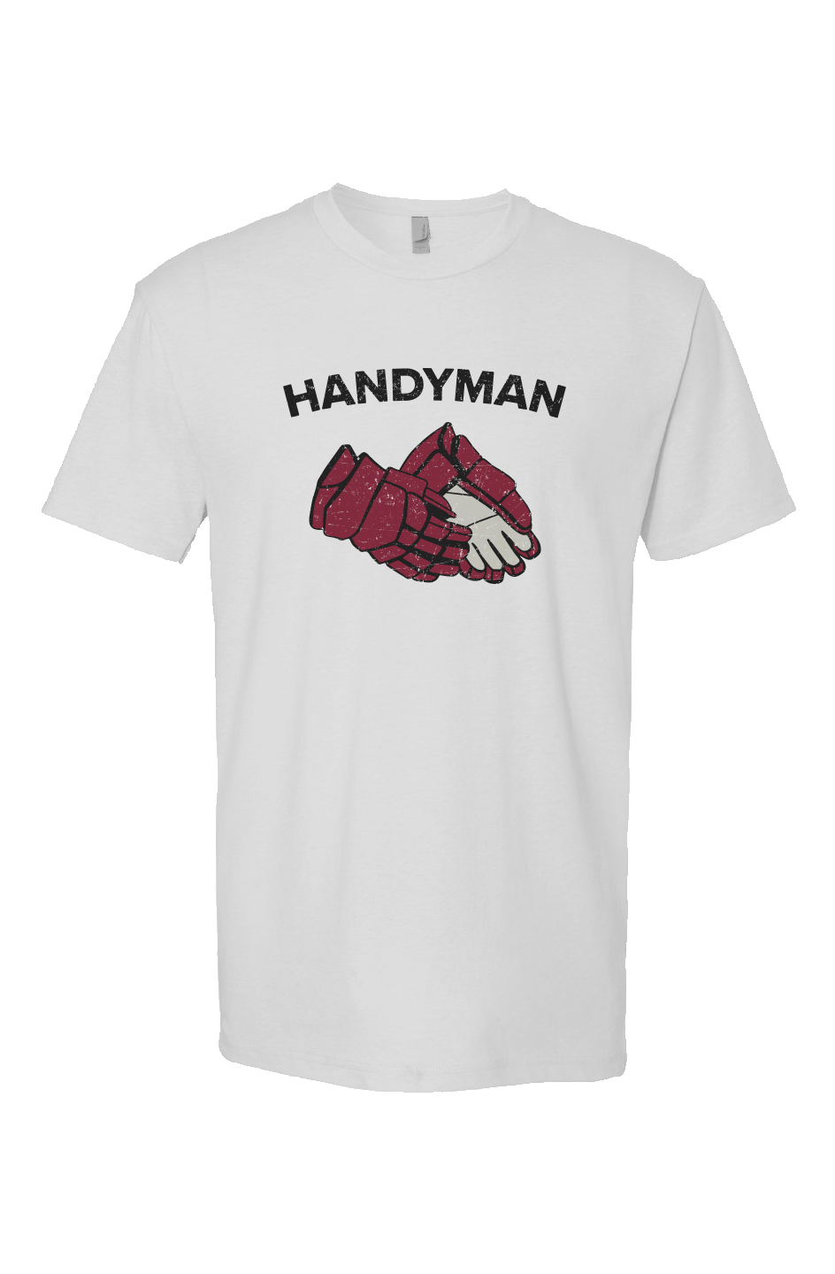 Handyman Breakaway Performance Tee White | Barn Garb Hockey Threads