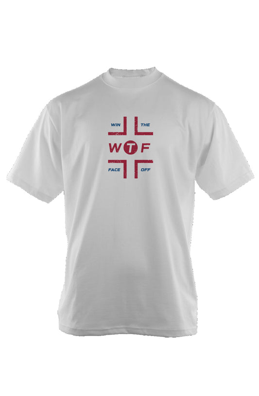 Hash Clash 90s Throwback Oversized Heavyweight Tee White | Barn Garb Hockey Threads