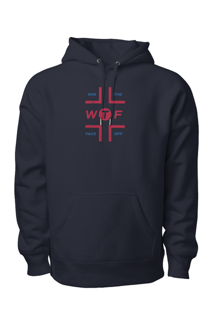Hash Clash Legend Heavyweight Cross Grain Hoodie Navy Blue | Barn Garb Hockey Threads