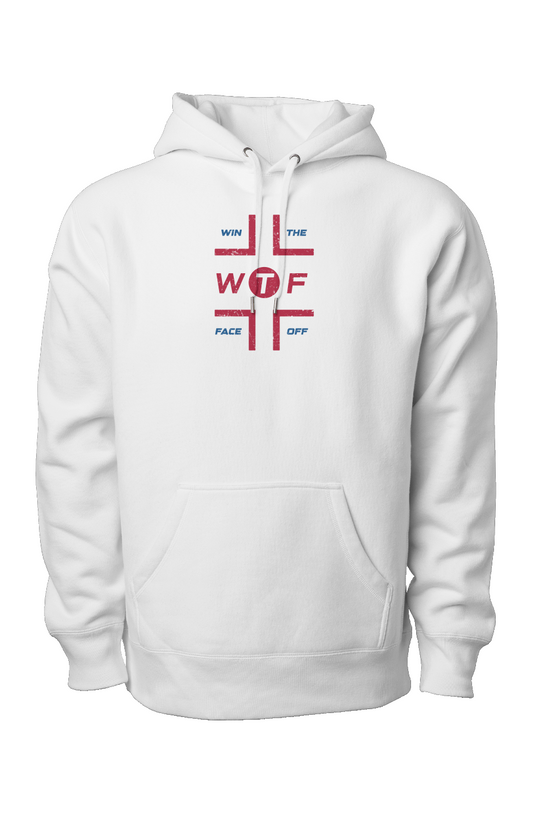 Hash Clash Legend Heavyweight Cross Grain Hoodie White | Barn Garb Hockey Threads