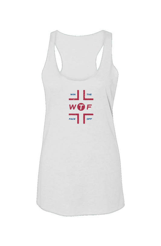 Hash Clash Racerback Barn Tank White | Barn Garb Hockey Threads