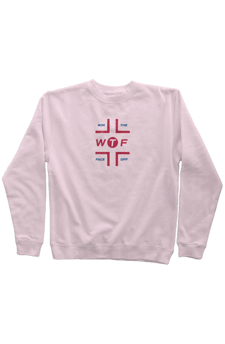 Hash Clash Rinkside Crewneck Sweatshirt Pink | Barn Garb Hockey Threads