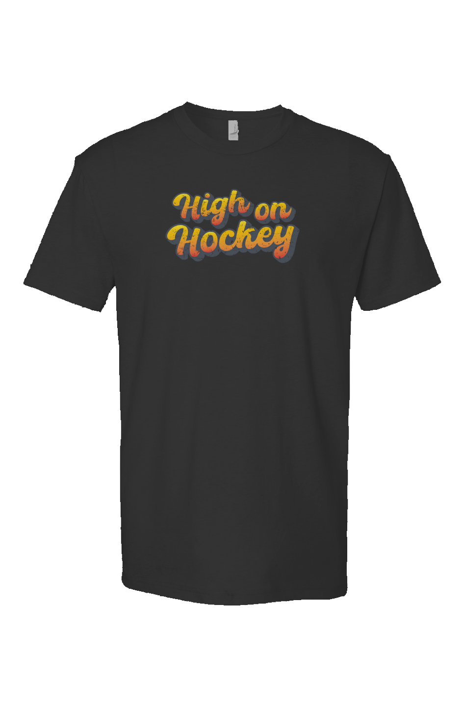 High on Hockey Breakaway Performance Tee Black | Barn Garb Hockey Threads