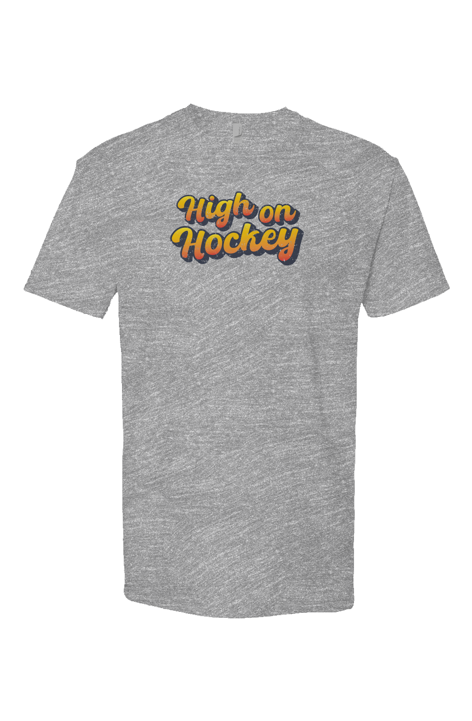 High on Hockey Breakaway Performance Tee Grey | Barn Garb Hockey Threads