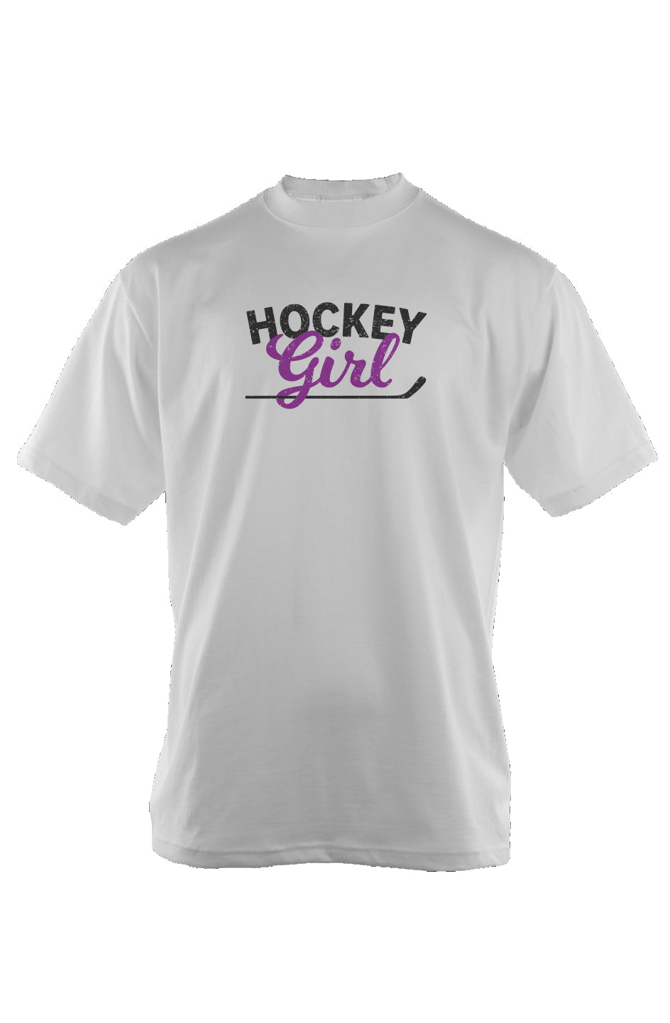 Hockey Girl 90s Throwback Tee White | Barn Garb Hockey Threads