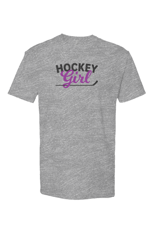 Hockey Girl Breakaway Performance Tee Grey | Barn Garb Hockey Threads