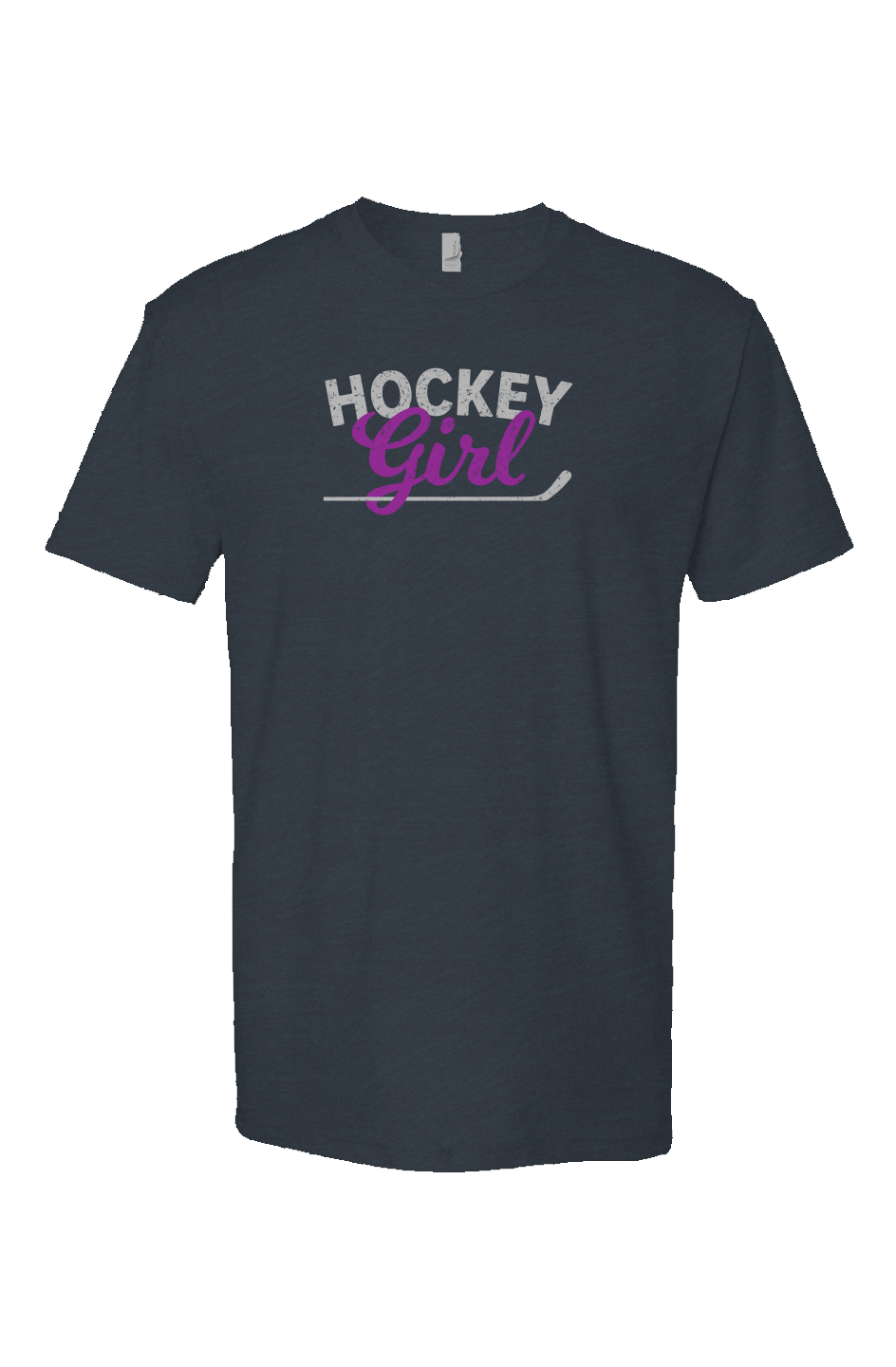 Hockey Girl Breakaway Performance Tee Navy Blue | Barn Garb Hockey Threads