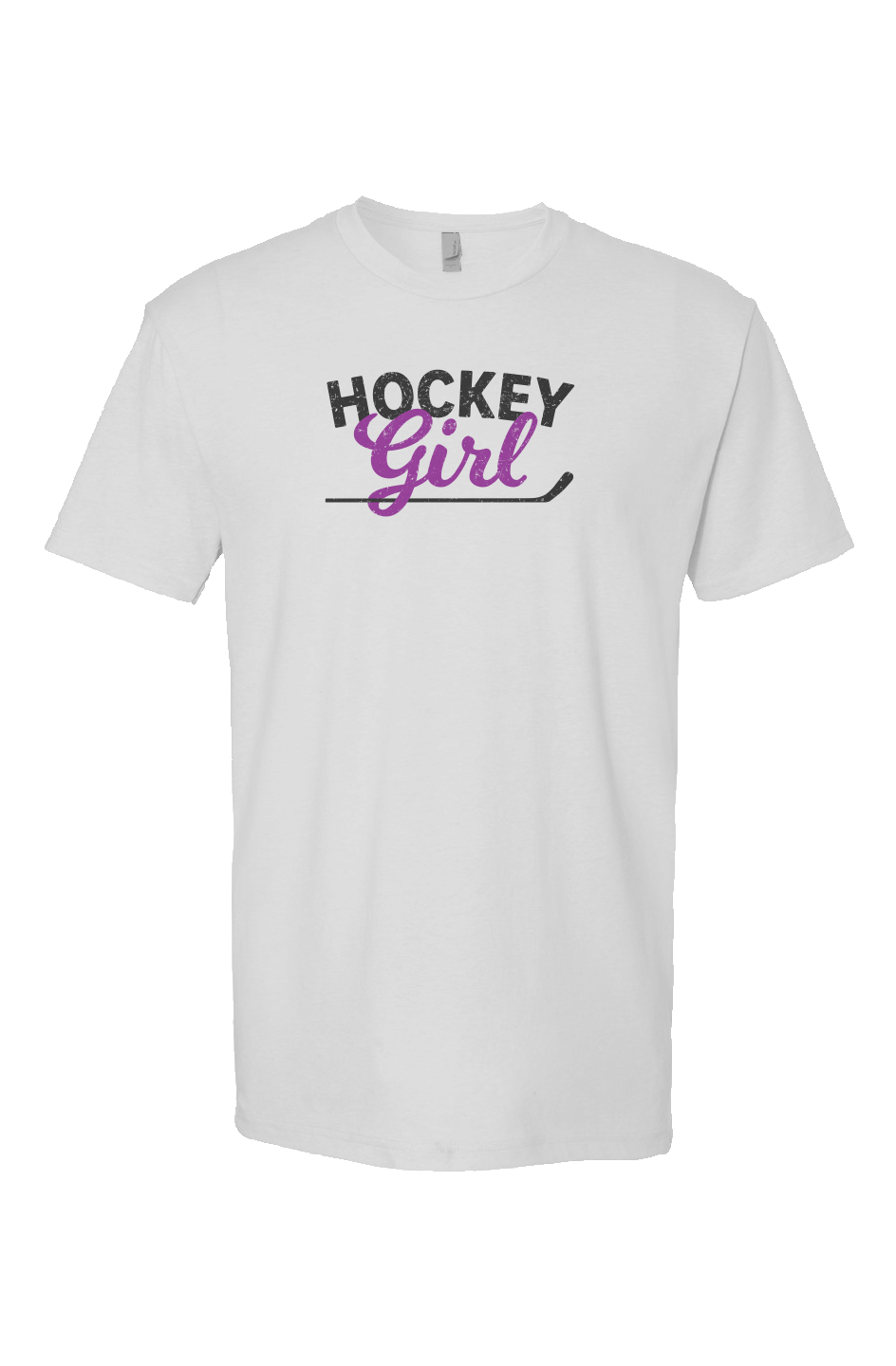 Hockey Girl Breakaway Performance Tee White | Barn Garb Hockey Threads