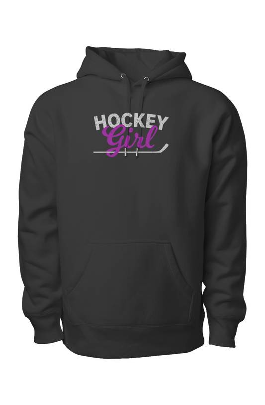 Hockey Girl Legend Heavyweight Hoodie Black | Barn Garb Hockey Threads