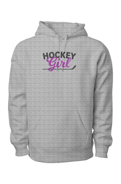 Hockey Girl Legend Heavyweight Hoodie Grey | Barn Garb Hockey Threads