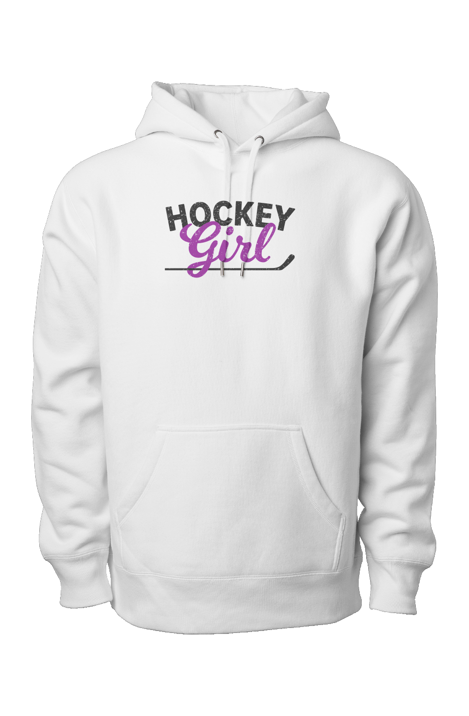 Hockey Girl Legend Heavyweight Hoodie  
White | Barn Garb Hockey Threads